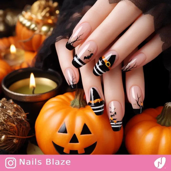 Witch Hat Nails | Halloween - NB424