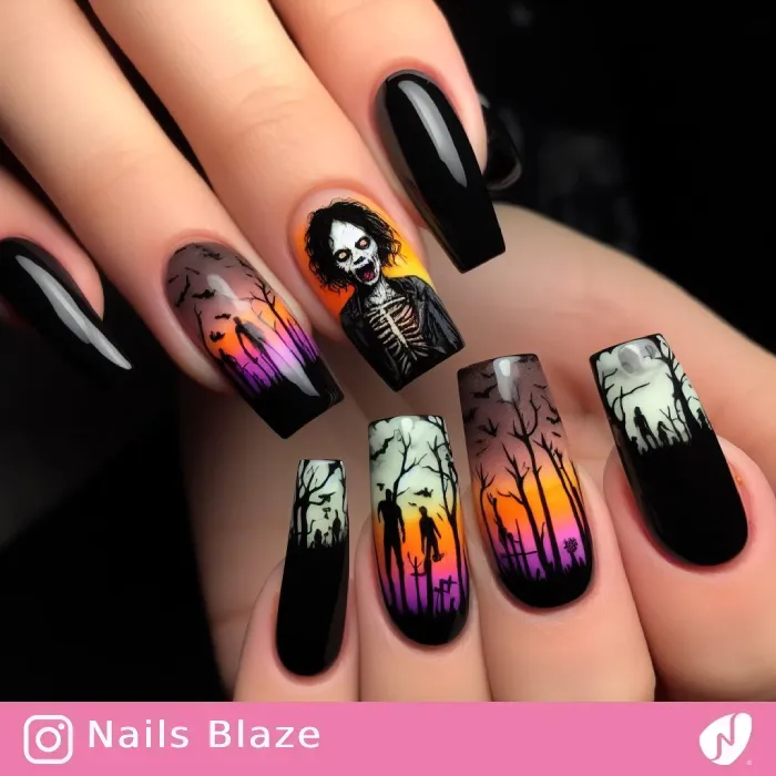 Zombie Nails | Halloween - NB426