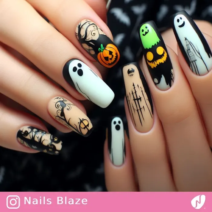 Ghost Nails | Halloween - NB431