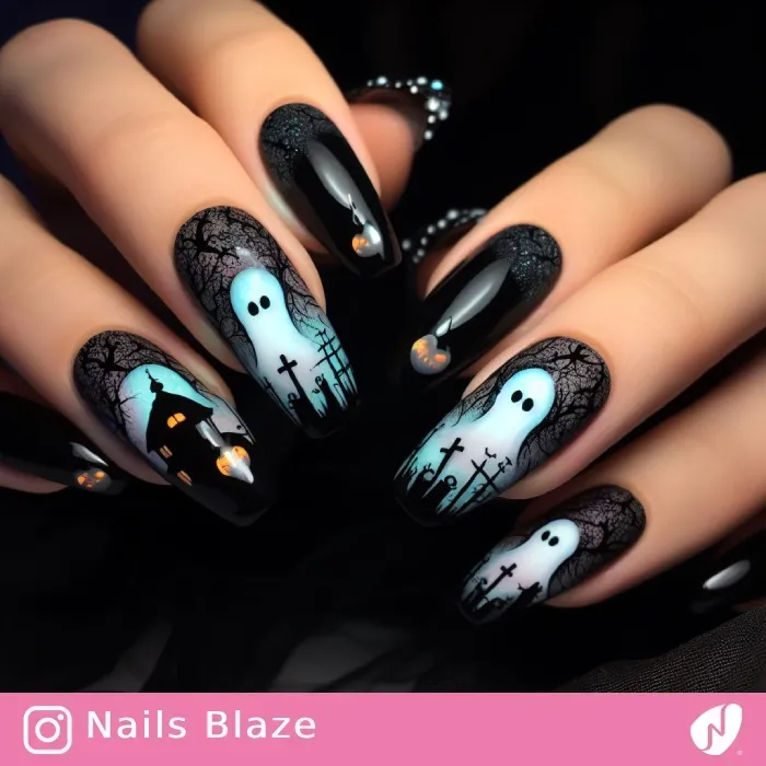 Ghost Nails | Halloween - NB437