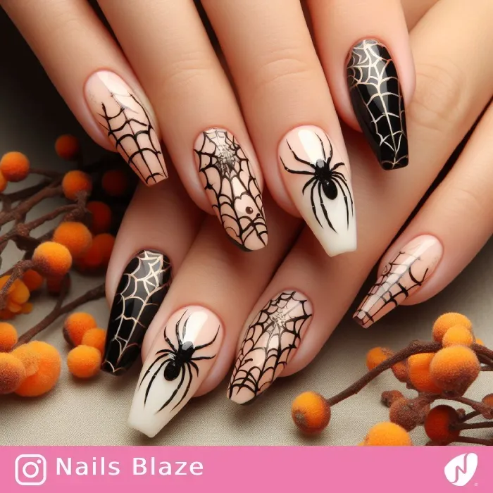 Spider Nails | Halloween - NB446