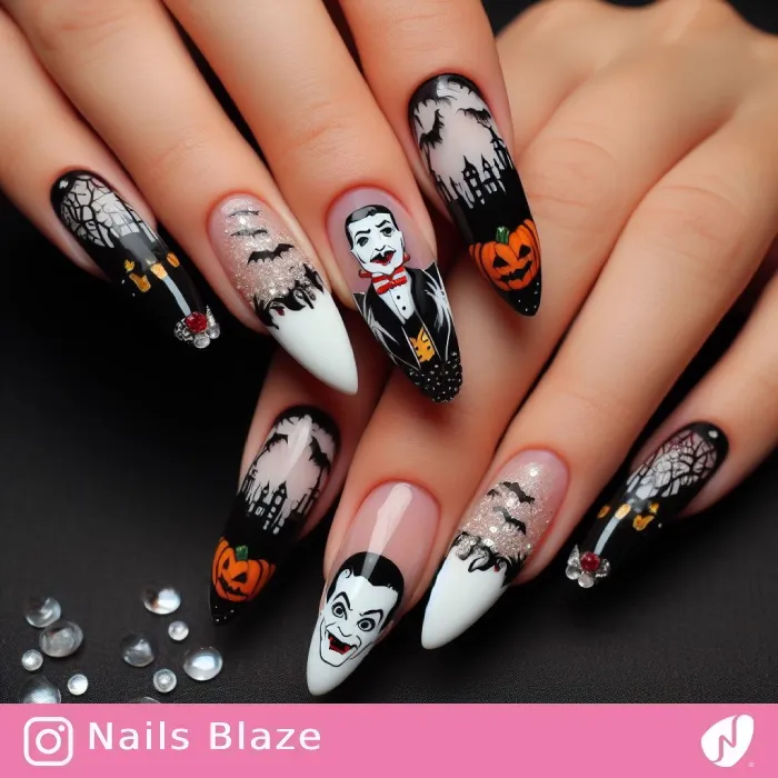 Vampire Nails | Halloween - NB448