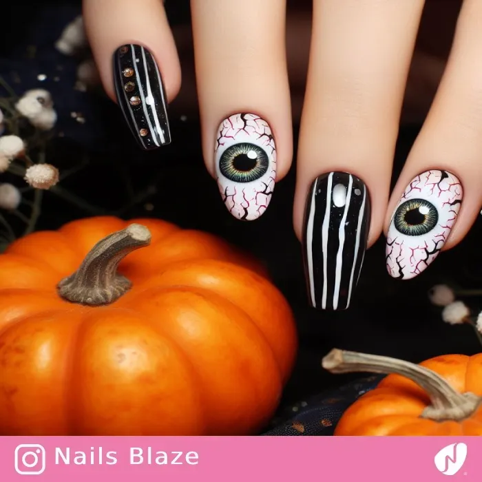 Eyeball Nails | Halloween - NB449