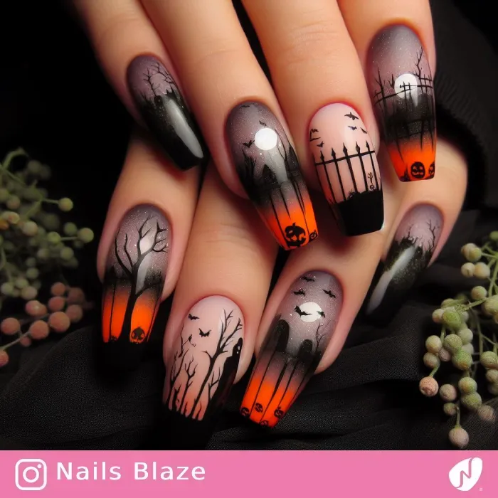 Pumpkin Nails | Halloween - NB454