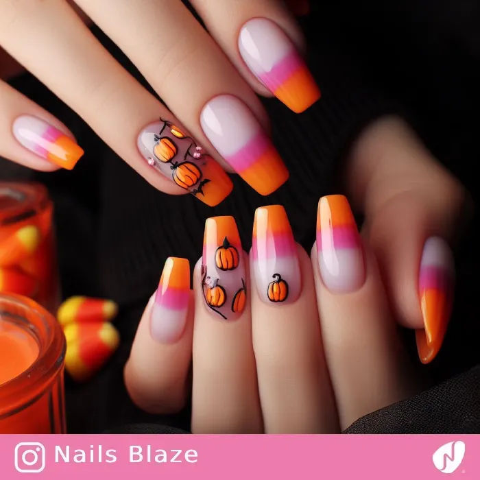 Pumpkin Nails | Halloween - NB460