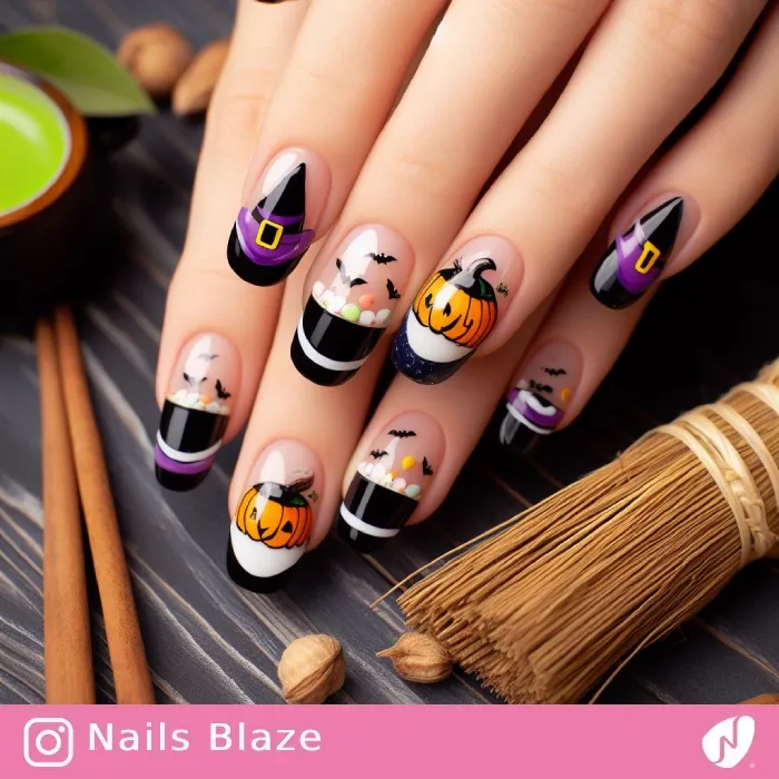 Witch Hat Nails | Halloween - NB464