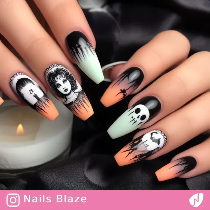 Horror Movie Nails | Halloween - NB469