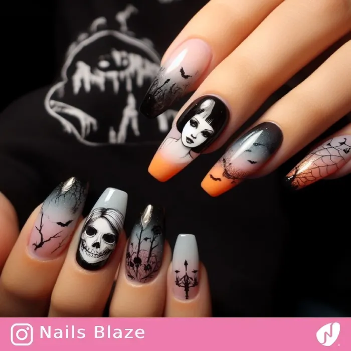 Horror Movie Nails | Halloween - NB471