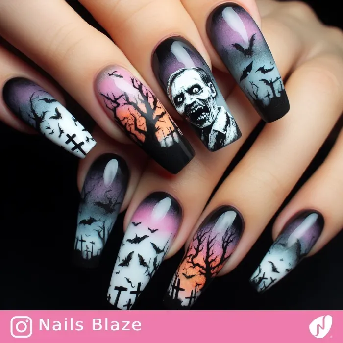 Horror Movie Nails | Halloween - NB479