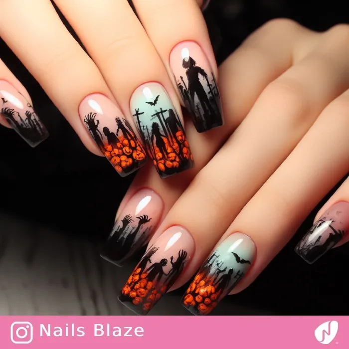 Zombie Nails | Halloween - NB486