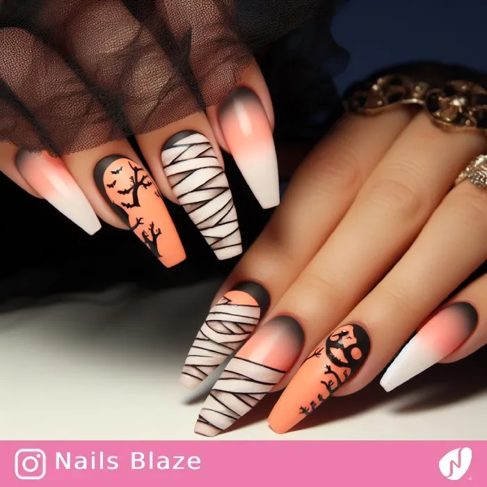 Mummy Nails | Halloween - NB490