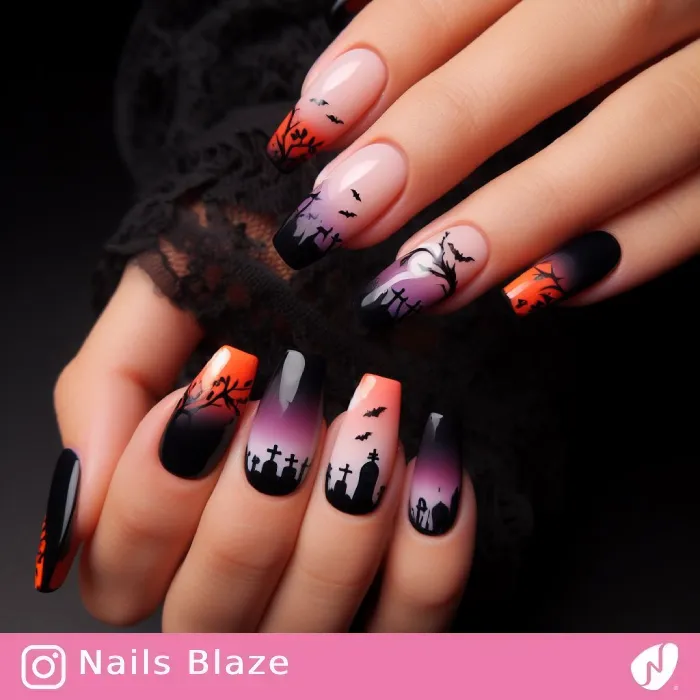 Graveyard Nails | Halloween - NB492