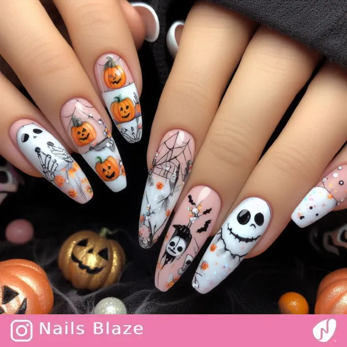 Pumpkin Nails| Halloween - NB503
