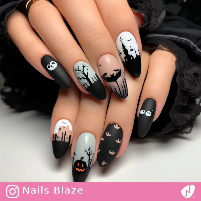 Pumpkin Nails| Halloween - NB505