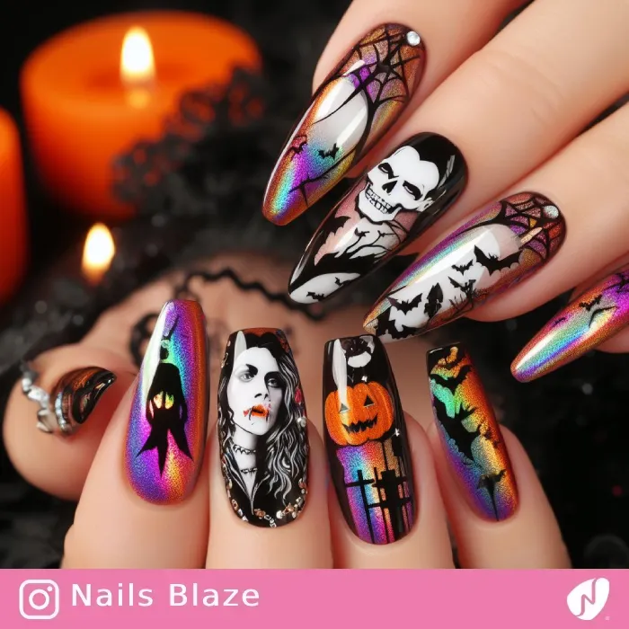 Vampire Nails | Halloween - NB515