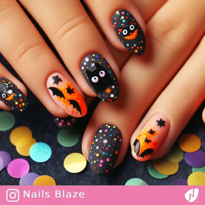 Bat Nails | Halloween - NB538