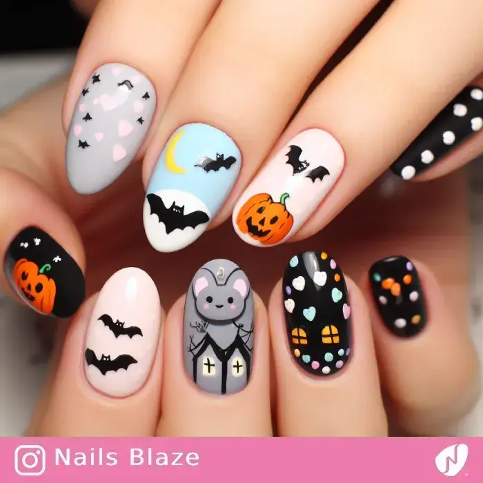 Bat Nails | Halloween - NB539