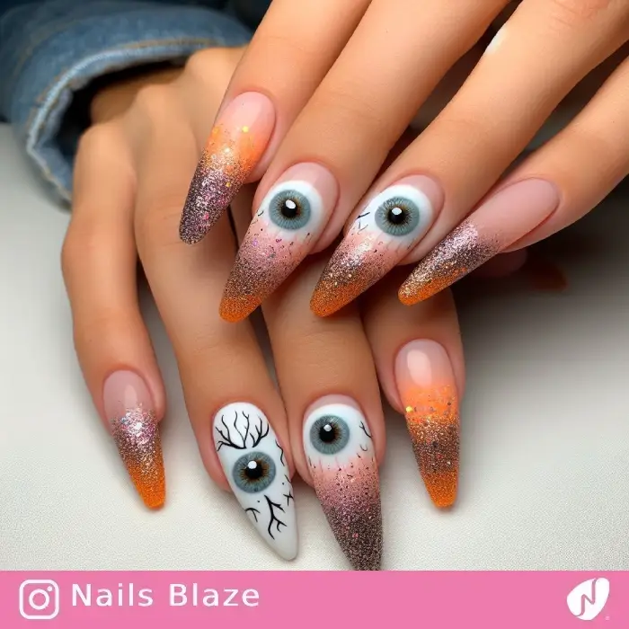 Eyeball Nails | Halloween - NB541
