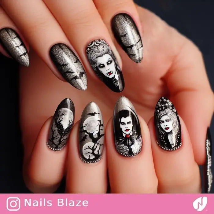 Vampire Nails | Halloween - NB545