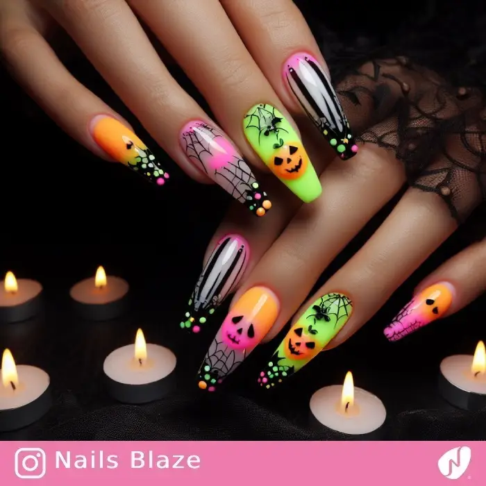 Neon Nails | Halloween - NB548