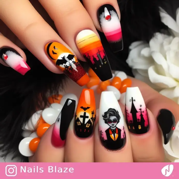 Horror Movie Nails | Halloween - NB550