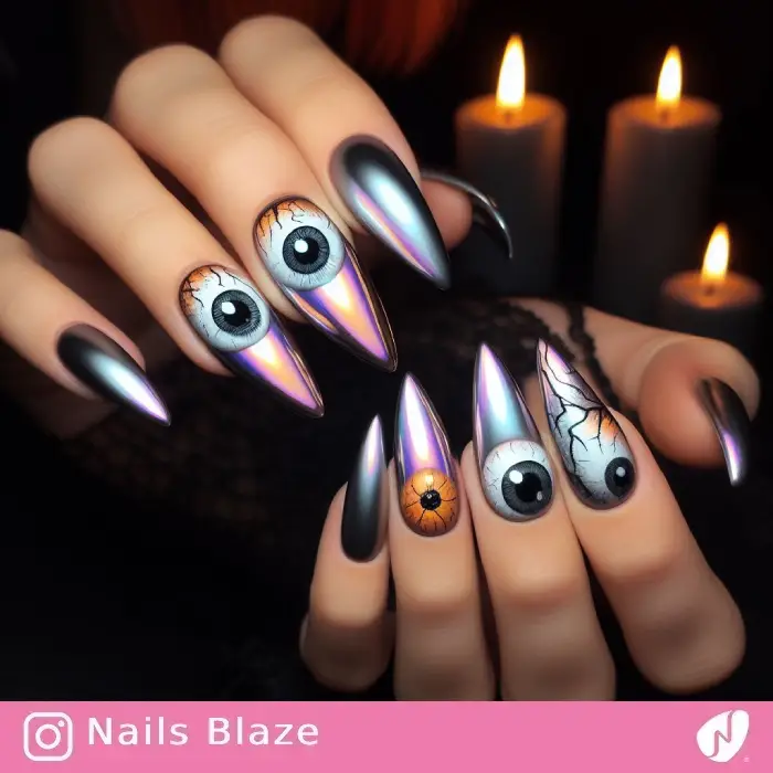Eyeball Nails | Halloween - NB553