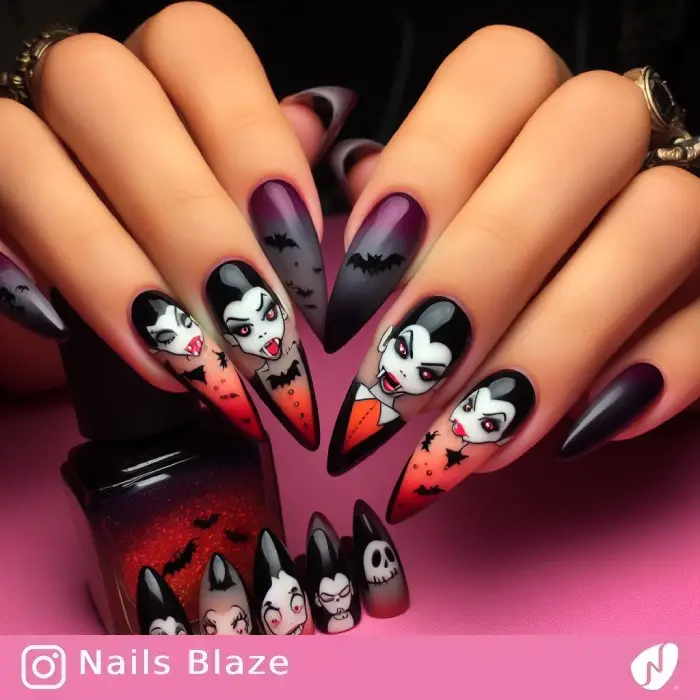 Vampire Nails | Halloween - NB556