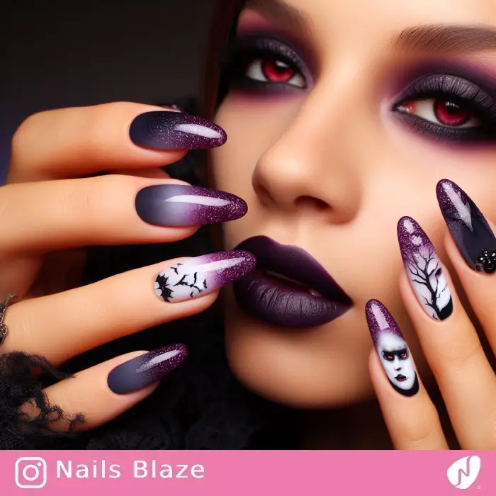 Vampire Nails | Halloween - NB562