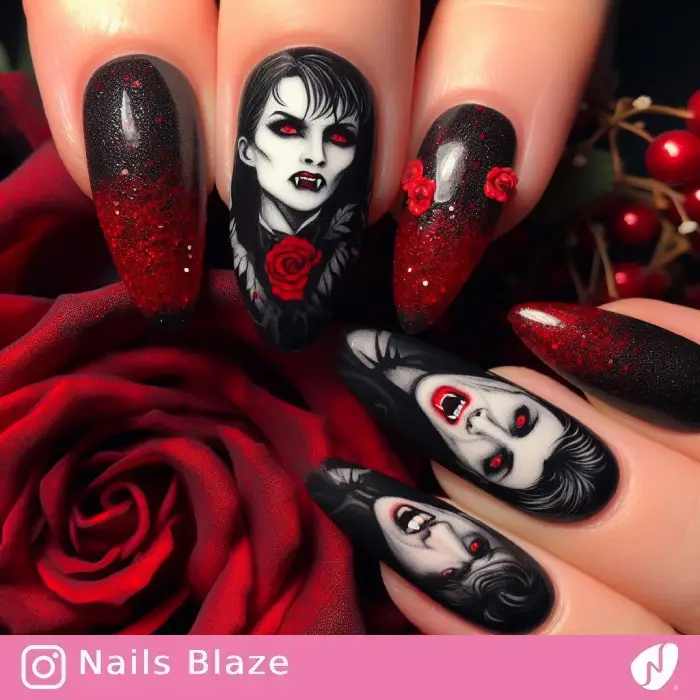 Vampire Nails | Halloween - NB563