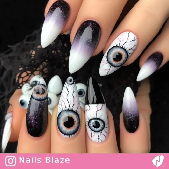 Eyeball Nails | Halloween - NB564