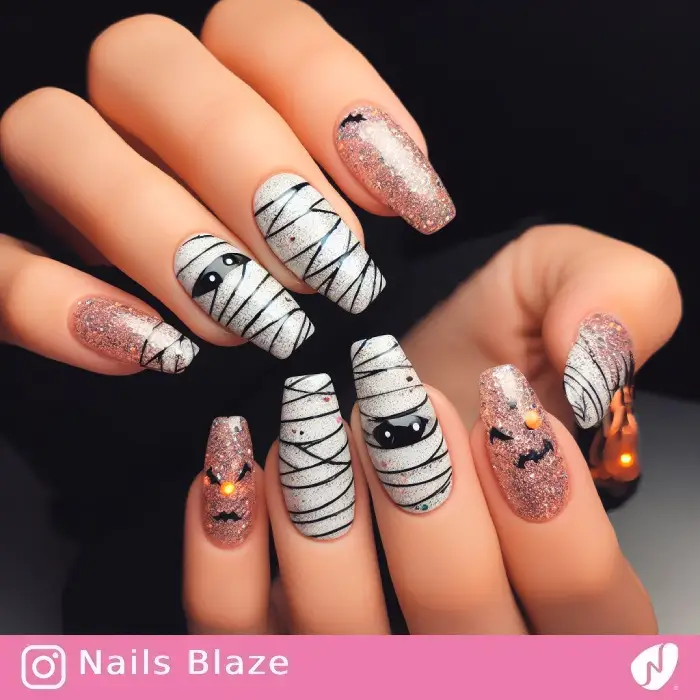 Mummy Nails | Halloween - NB567