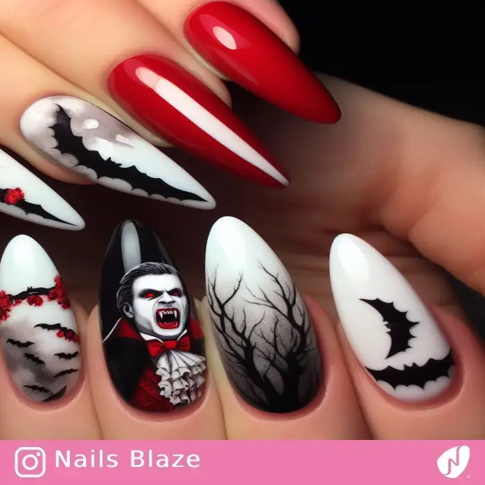 Vampire Nails | Halloween - NB568