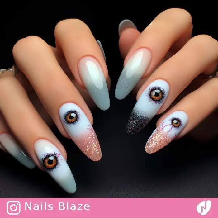 Eyeball Nails | Halloween - NB569