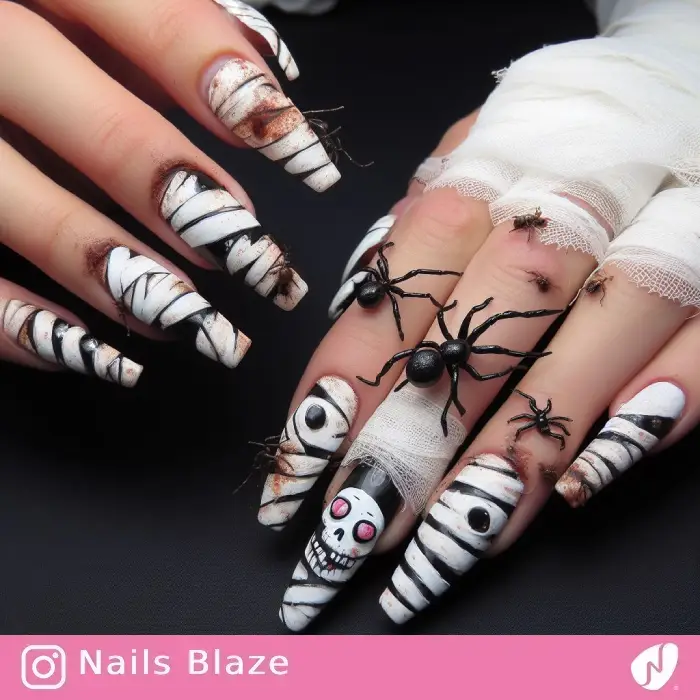 Mummy Nails | Halloween - NB570