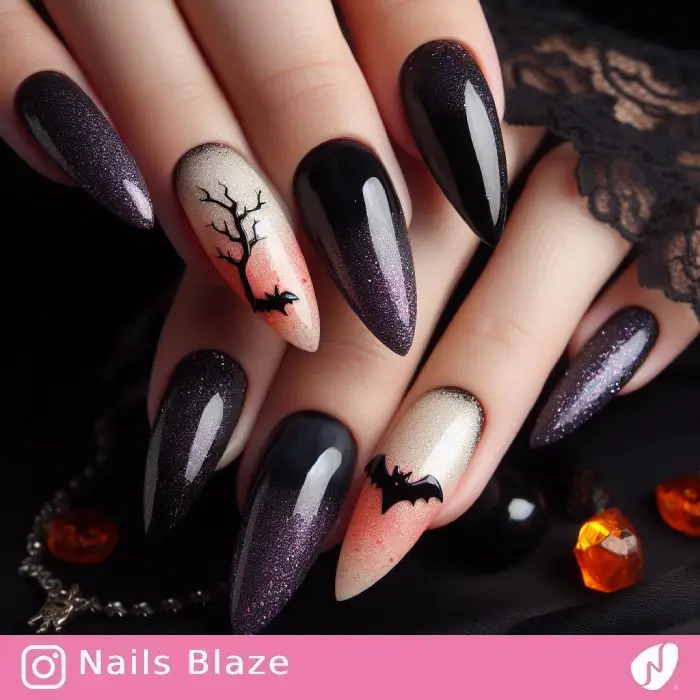 Bat Nails | Halloween - NB575
