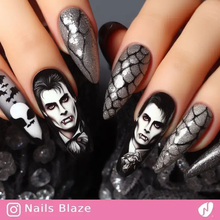 Vampire Nails | Halloween - NB578