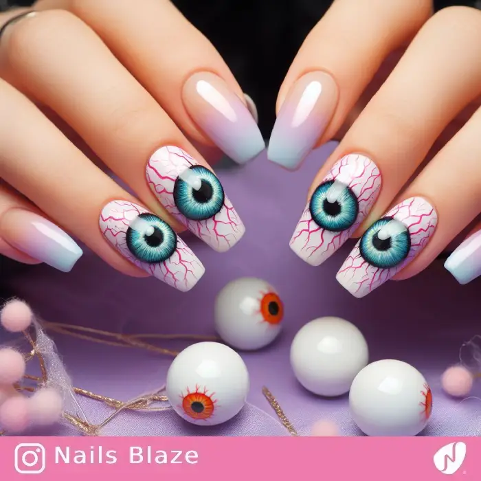 Eyeball Nails | Halloween - NB579