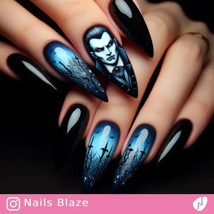 Dracula Nails | Halloween - NB582