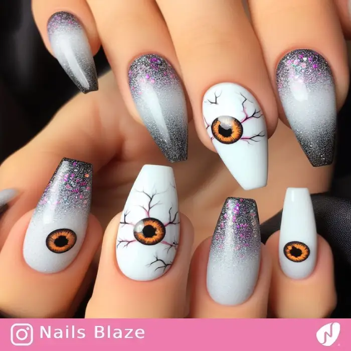 Eyeball Nails | Halloween - NB587