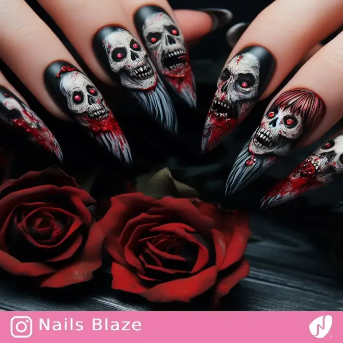 Zombie Nails | Halloween - NB588