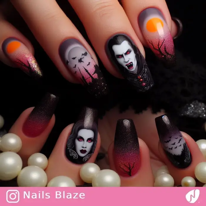Vampire Nails | Halloween - NB592