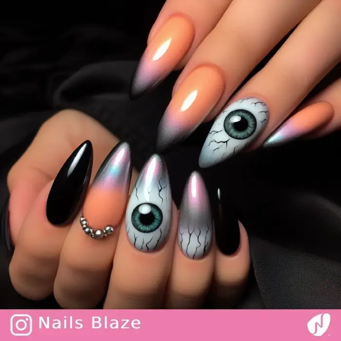 Eyeball Nails | Halloween - NB598