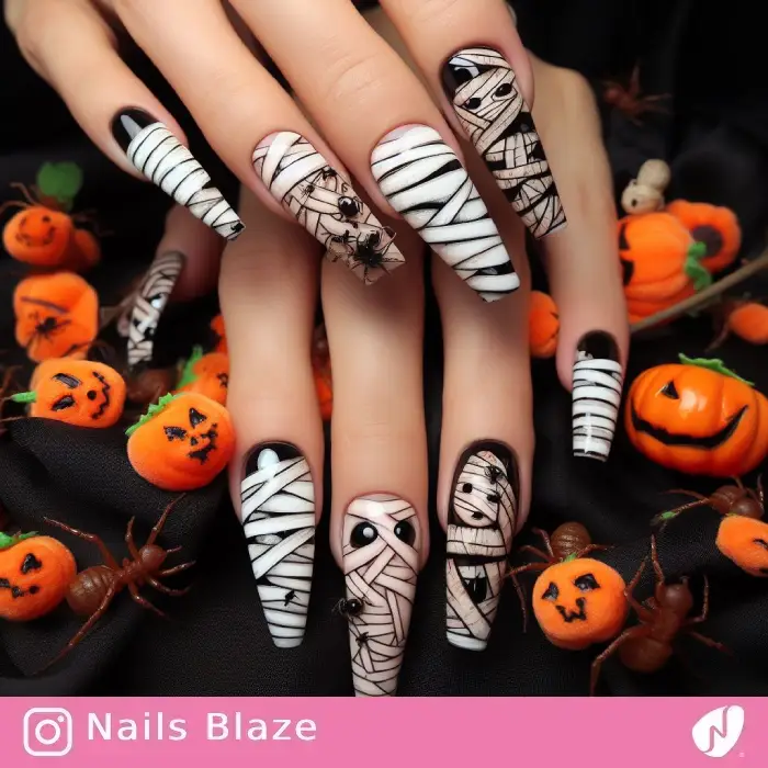 Mummy Nails | Halloween - NB600