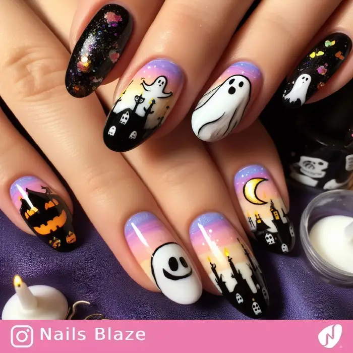 Ghost Nails | Halloween - NB607