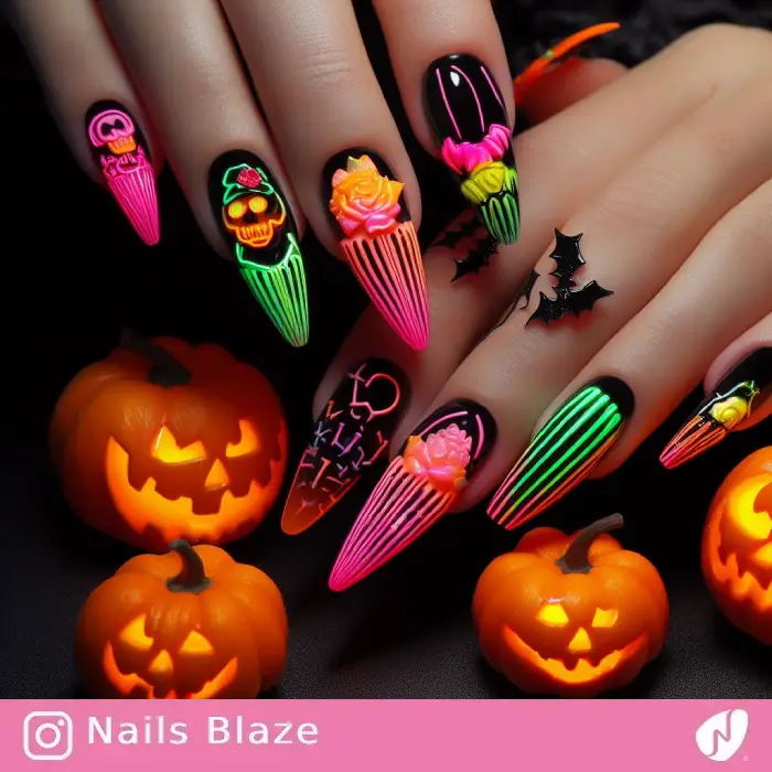 Neon Nails | Halloween - NB608