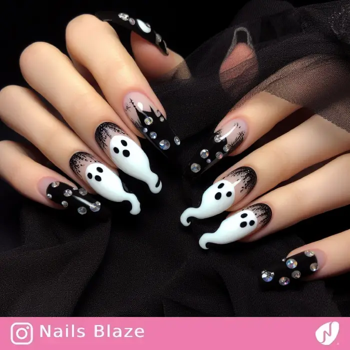 Ghost Nails | Halloween - NB617
