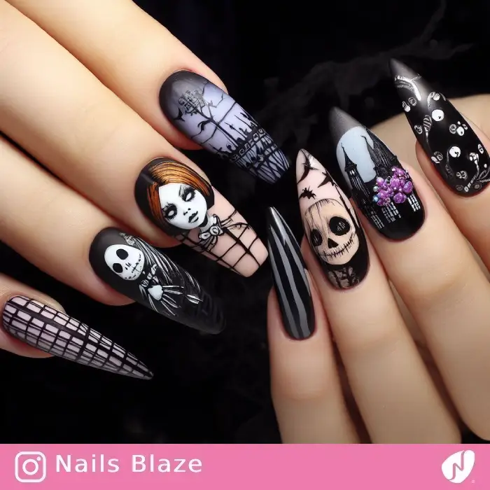 Horror Movie Nails | Halloween - NB620