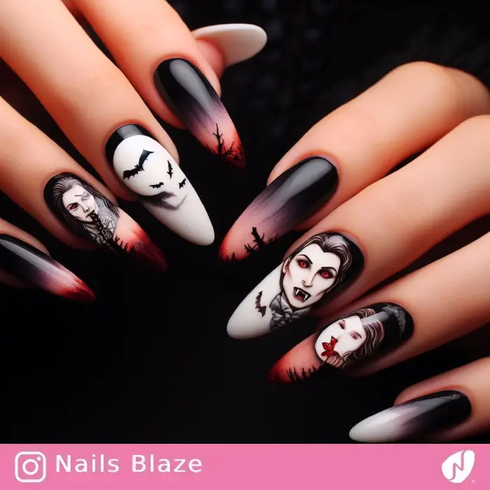Vampire Nails | Halloween - NB622