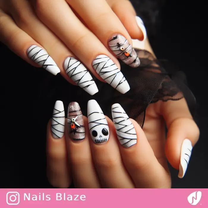 Mummy Nails | Halloween - NB624