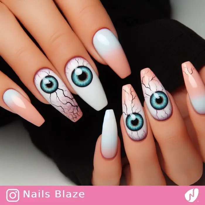Eyeball Nails | Halloween - NB629